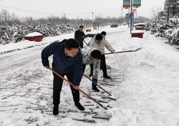 开云官方在线网页版-开云（中国）
组织全体员工扫雪除冰(图2)